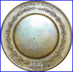 O5469 Rare Médaille Charles X sacre Reims 29 mai 1825 Baron Desnoyers SPL