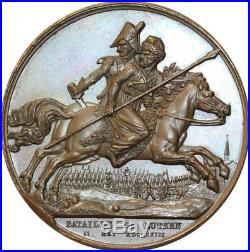 O5571 Rare Medal Napoleon I Lutzen 1813 Depaulis Brenet Desnoyers SPL