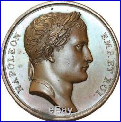O5574 Rare Médaille Napoleon I Occupation Hambourg 1806 Andrieu Desnoyers SPL