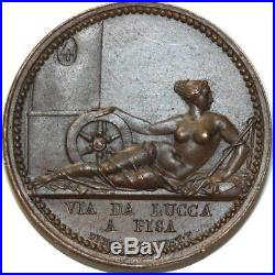 O5647 Rare Médaille Elisa Bonaparte Brenet 1808 Baron Desnoyers SPL FDC