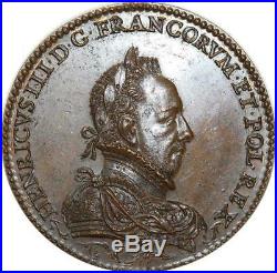 O5768 Rare Médaille Henri III Empereur Romain Alexandri Baron Desnoyers SPL