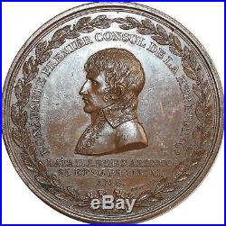 O6550 Rare Coffret Médaille Bonaparte Marengo Auguste An 8 SUP -Make offer