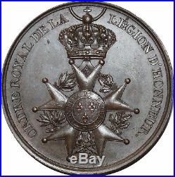 O972 Rare Médaille Ordre royal Légion d'honneur Henri IV De Puymaurin SUP