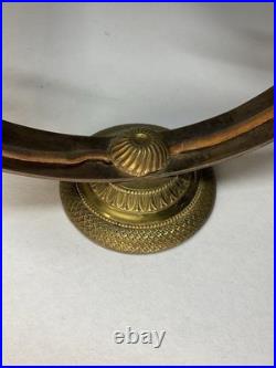 PAIRE D'APPLIQUES EN BRONZE DORÉ ÉPOQUE EMPIRE, LUMINAIRE XIX eme SIÈCLE