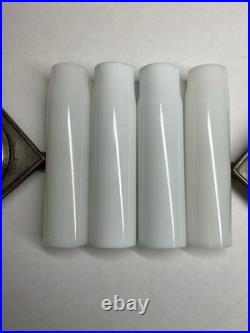 PAIRE D'APPLIQUES EN BRONZE DORÉ ÉPOQUE EMPIRE, LUMINAIRE XIX eme SIÈCLE