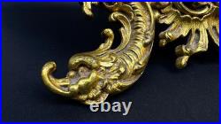 PAIRE DE CADRES EN BRONZE DORÉ STYLE LOUIS XV FIN XIXe SIÈCLE
