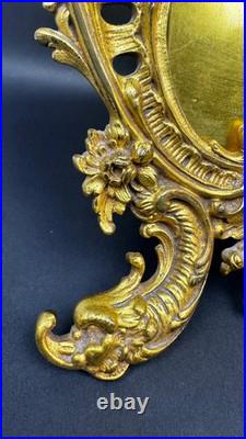 PAIRE DE CADRES EN BRONZE DORÉ STYLE LOUIS XV FIN XIXe SIÈCLE