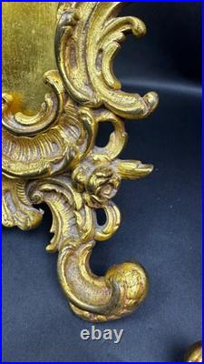 PAIRE DE CADRES EN BRONZE DORÉ STYLE LOUIS XV FIN XIXe SIÈCLE
