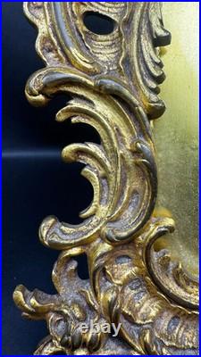 PAIRE DE CADRES EN BRONZE DORÉ STYLE LOUIS XV FIN XIXe SIÈCLE