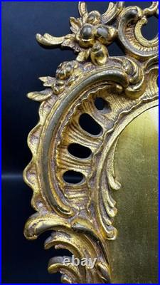 PAIRE DE CADRES EN BRONZE DORÉ STYLE LOUIS XV FIN XIXe SIÈCLE