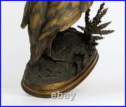 PAUTROT Perdrix XIXe siècle Bronze animalier