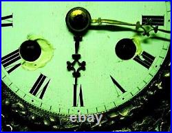 PENDULE BRONZE a fil uhr chasse sapeur clock kaminuhr antik french XIX e siecle