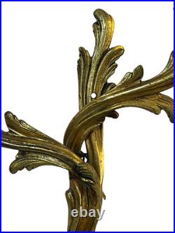 Paire D'Appliques En Bronze Doré, XIXe Siècle