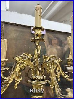 Paire De Chandelier En Bronze XIX Siècle