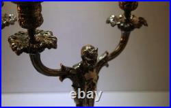 Paire De Chandeliers A. Marionnet En Bronze Argenté XIX Siècle Paire De Chandeliers A. Marionnet En Bronze Argenté XIX Siècle