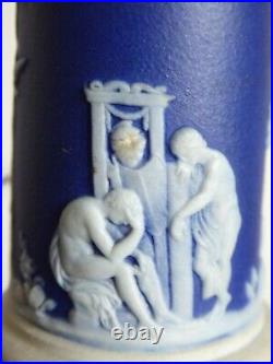 Paire Pied De Lampe Porcelaine Wedgwood Signee Monture Bronze Fin XIX Siecle