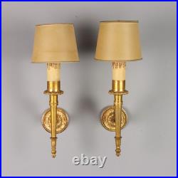 Paire d'Appliques Anciennes Style Néoclassique du XIXe Siècle Originales