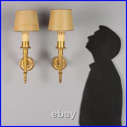 Paire d'Appliques Anciennes Style Néoclassique du XIXe Siècle Originales