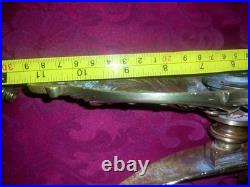 Paire d'appliques murales en bronze doré à décor de feuilles XIX Siècle