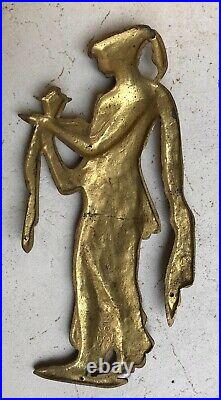 Paire d'ornements en bronze doré du19 ème. Couple de la Rome Antique. XIX siècle