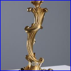 Paire de Bougeoirs Anciens Style Rococo Bronze France XIXe-XXe Siècle Paire de Bougeoirs Anciens Style Rococo Bronze France XIXe-XXe Siècle