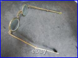Paire de Lunettes anciennes en bronze décor dragons asiatiques Chine XIXe siècle