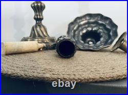 Paire de bougeoirs modèle au Roi style Louis XV XIXe siècle bron