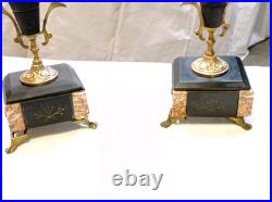 Paire de candélabres anciens style Napoléon III Fin XIXe siècle