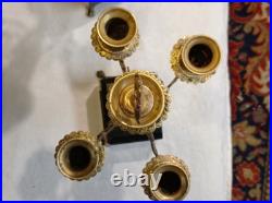 Paire de candélabres anciens style Napoléon III Fin XIXe siècle