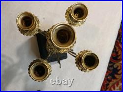 Paire de candélabres anciens style Napoléon III Fin XIXe siècle