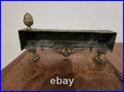 Paire de chenets À Pattes De Lion en Bronze Époque Empire XIXe Siècle