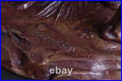 Paire de modèles français en bronze XIXe siècle les chevaux de Marly par