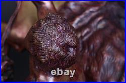 Paire de modèles français en bronze XIXe siècle les chevaux de Marly par