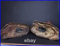 Paire de modèles français en bronze XIXe siècle les chevaux de Marly par