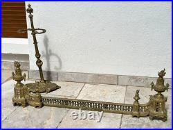 Parure de cheminée Bronze doré XIXe siècle