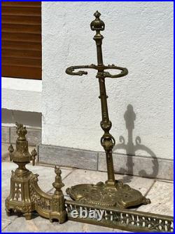 Parure de cheminée Bronze doré XIXe siècle