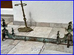 Parure de cheminée Bronze doré XIXe siècle