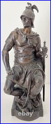 Paul Dubois Le Courage Militaire Fondeur Barbedienne Paris Fin XIXe siècle