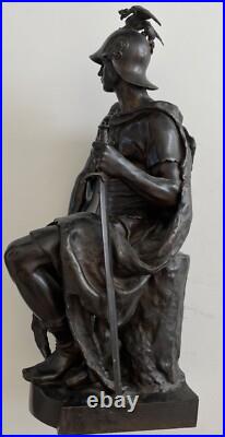 Paul Dubois Le Courage Militaire Fondeur Barbedienne Paris Fin XIXe siècle