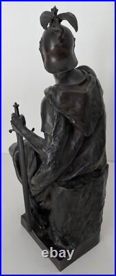 Paul Dubois Le Courage Militaire Fondeur Barbedienne Paris Fin XIXe siècle