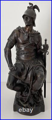 Paul Dubois Le Courage Militaire Fondeur Barbedienne Paris Fin XIXe siècle