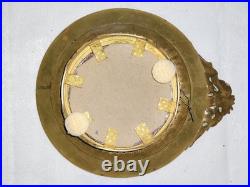 Peinture main sur porcelaine cadre bronze XIX siècle