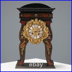 Pendule Ancienne Bois Ebanisé Décorations France XIXe Siècle Originale