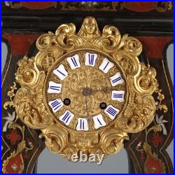 Pendule Ancienne Bois Ebanisé Décorations France XIXe Siècle Originale