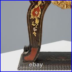 Pendule Ancienne Bois Ebanisé Décorations France XIXe Siècle Originale