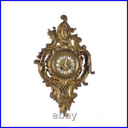 Pendule Murale Style Rococo Bronze France XIX Siècle Pendule Murale Style Rococo Bronze France XIX Siècle