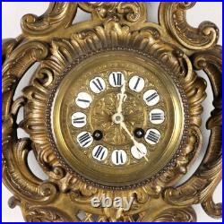 Pendule Murale Style Rococo Bronze France XIX Siècle Pendule Murale Style Rococo Bronze France XIX Siècle