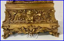 Pendule Romantique en bronze doré XIX siècle