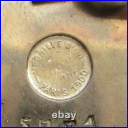 Pendule bronze globe céleste décor putti Ange d'époque XIXe siècle