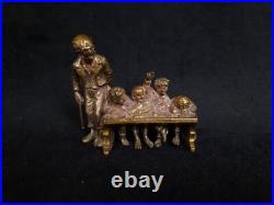 Petit Bronze Classe d'école (xixe Siècle)